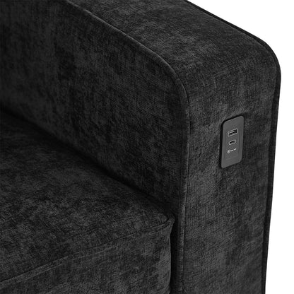 82.7 Sofas for Living Room, Comfy Love Seat Couches, Corduroy Loveseat Sofa,, Easy Assembly with USB