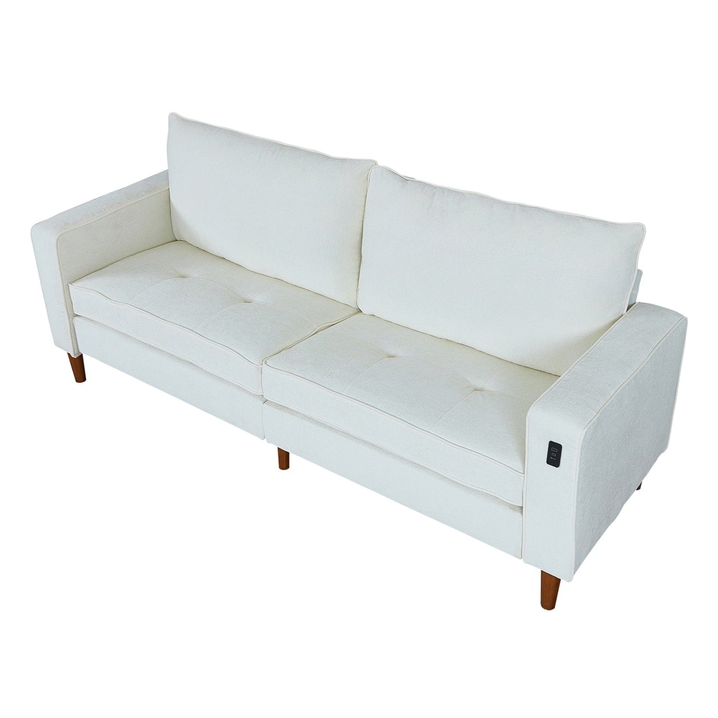 82.7 Sofas for Living Room, Comfy Love Seat Couches, Corduroy Loveseat Sofa,, Easy Assembly with USB
