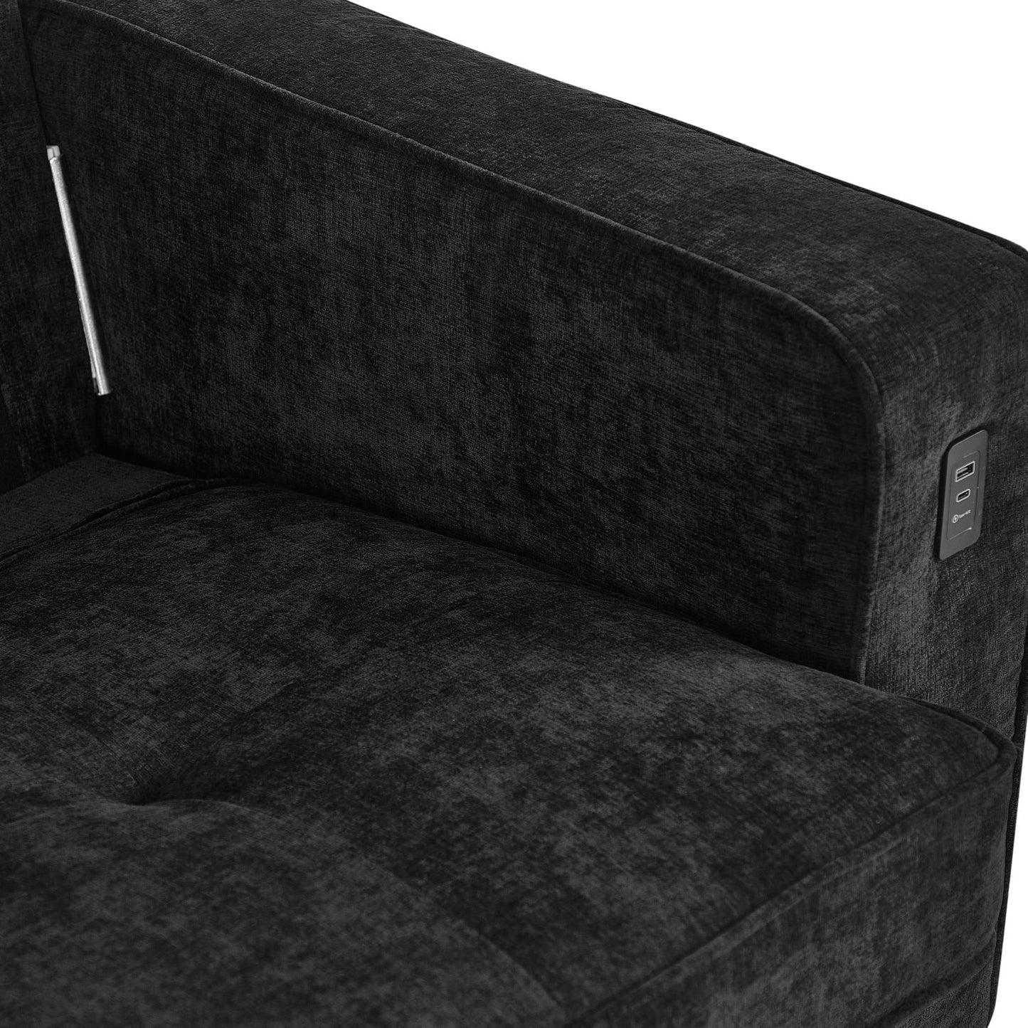 82.7 Sofas for Living Room, Comfy Love Seat Couches, Corduroy Loveseat Sofa,, Easy Assembly with USB