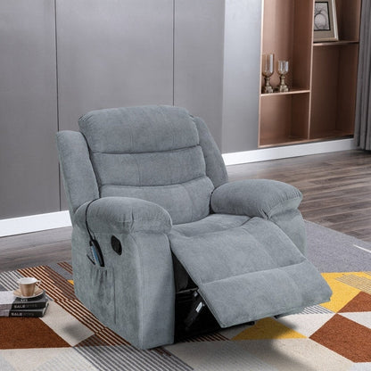 Soft Recliner Chair with Massage and Heat Function