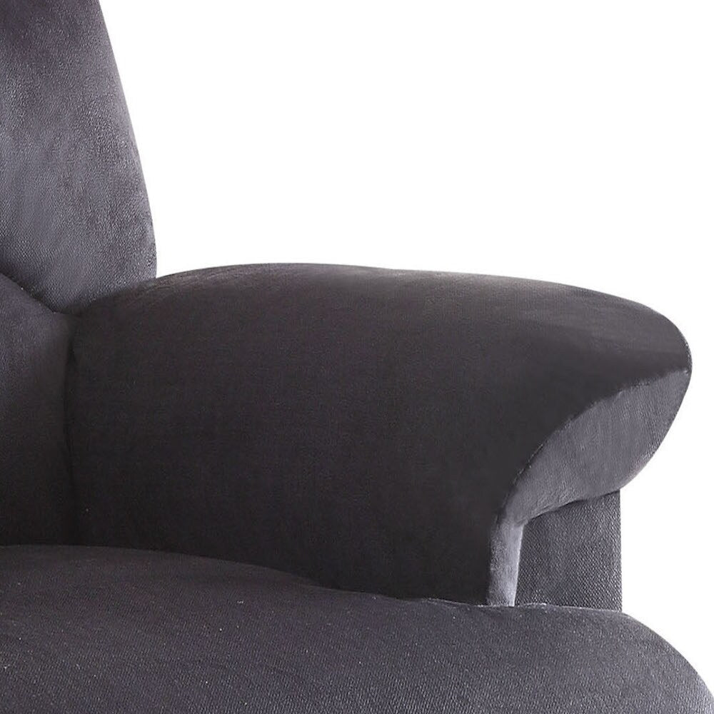 Sophisticated Woven Fabric Recliner for Ultimate Relaxation Experience