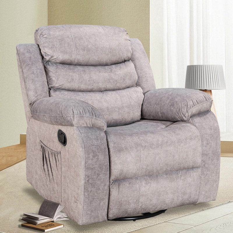 Standard Recliner with Rocking and Swivel Function for Living Room