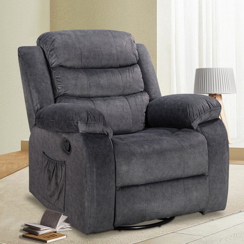 Standard Recliner with Rocking and Swivel Function for Living Room