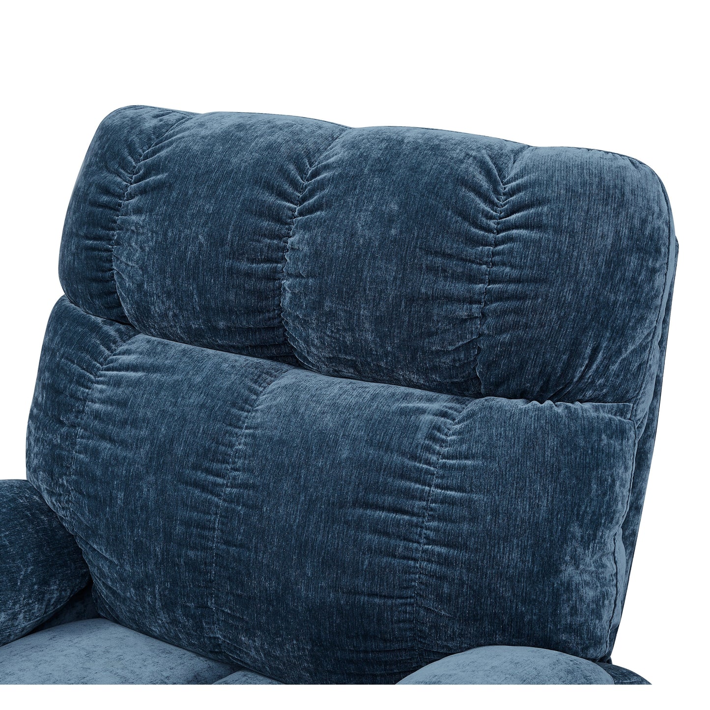 Standard-Size Fabric Dual-Motor Power Lift Recliner Chair with Heat, Massage, and Infinite Position Lay Flat Recline