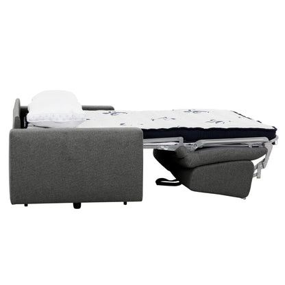 Stearns & FosterÂ® Giotto 78 in. Full Sleeper Sofa with Memory Foam Mattress