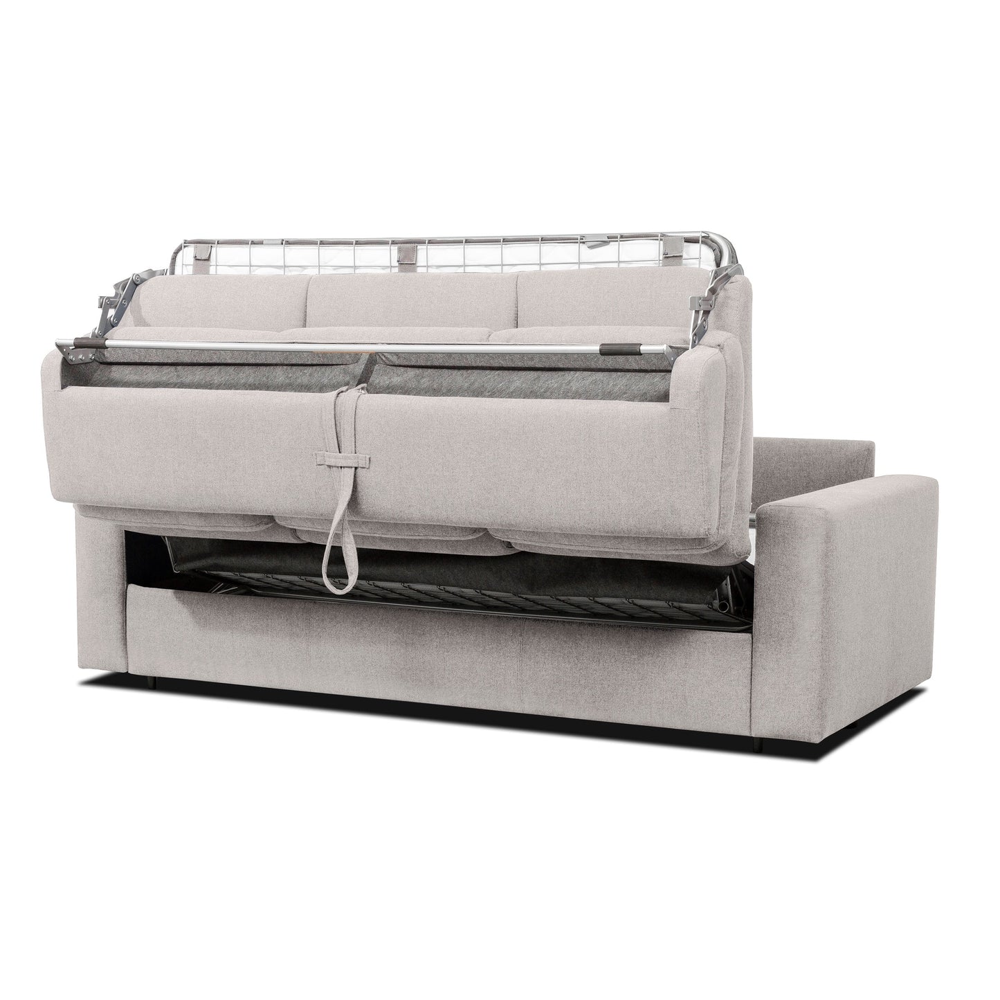 Stearns & FosterÂ® Paolo 82 in. Queen Sleeper Sofa with 5in Memory Foam Mattress