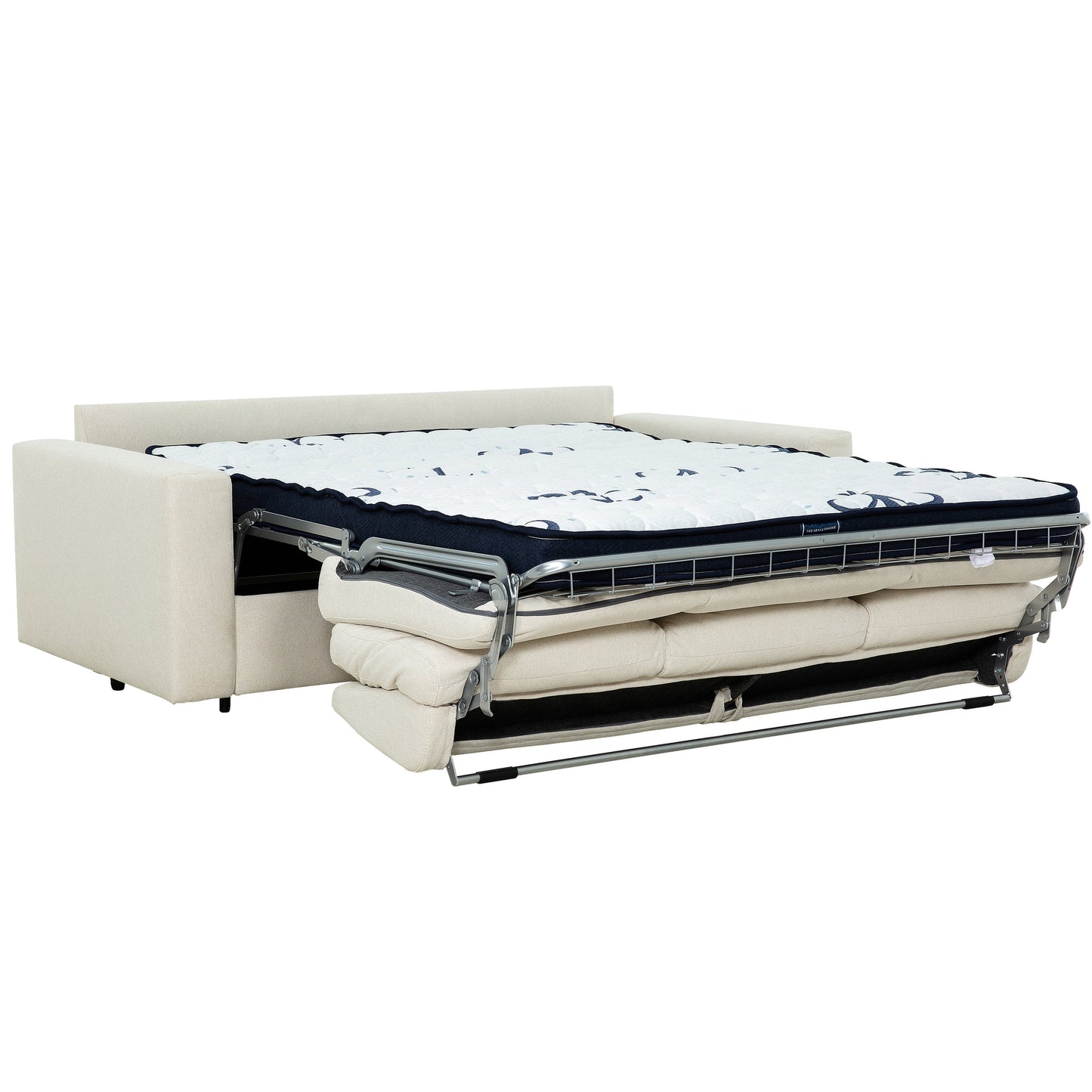 Stearns & FosterÂ® Paolo 82 in. Queen Sleeper Sofa with 5in Memory Foam Mattress