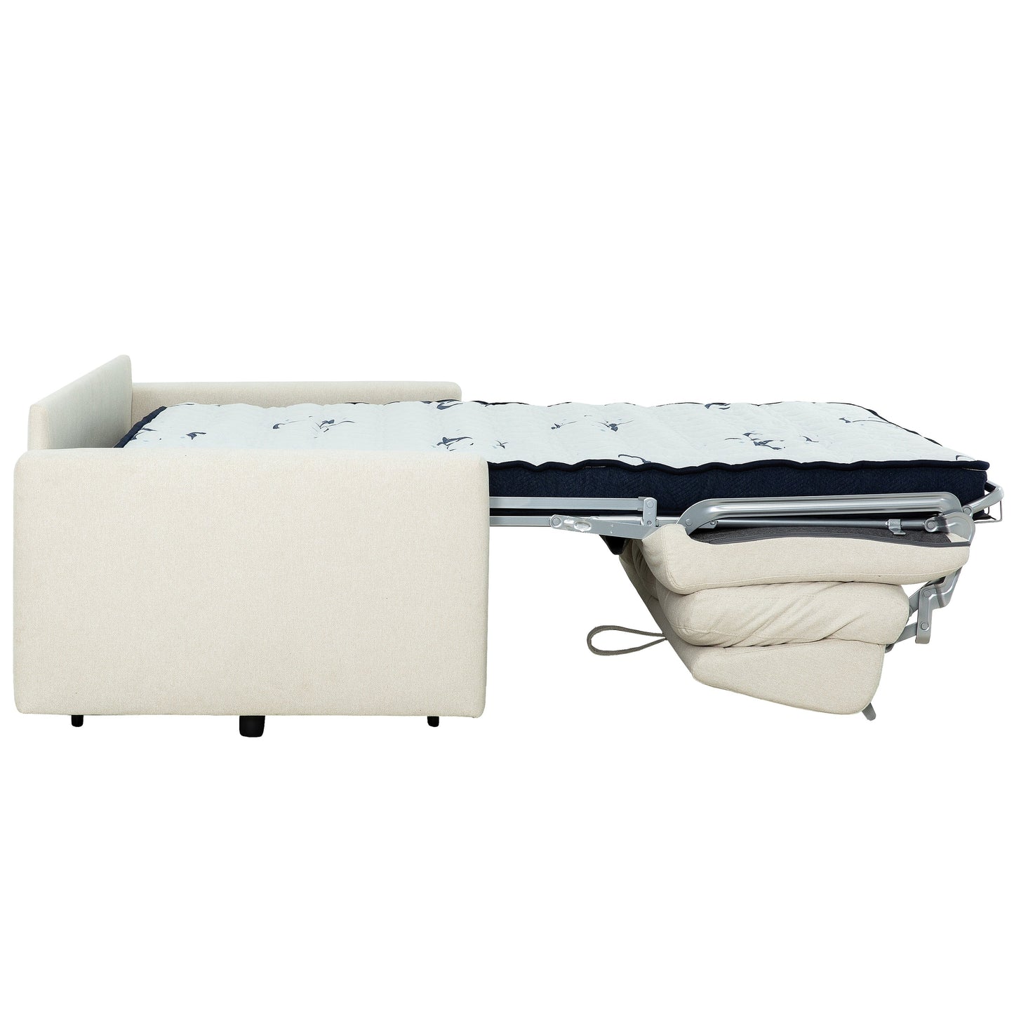 Stearns & FosterÂ® Paolo 82 in. Queen Sleeper Sofa with 5in Memory Foam Mattress