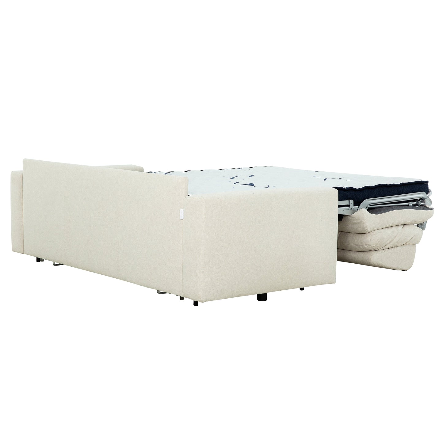 Stearns & FosterÂ® Paolo 82 in. Queen Sleeper Sofa with 5in Memory Foam Mattress