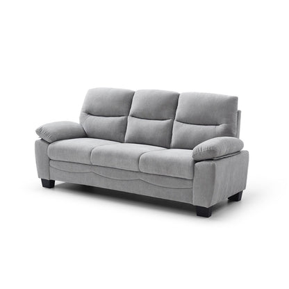 Summerton 78 in. Pillow Top Arm Polyester Straight Sofa
