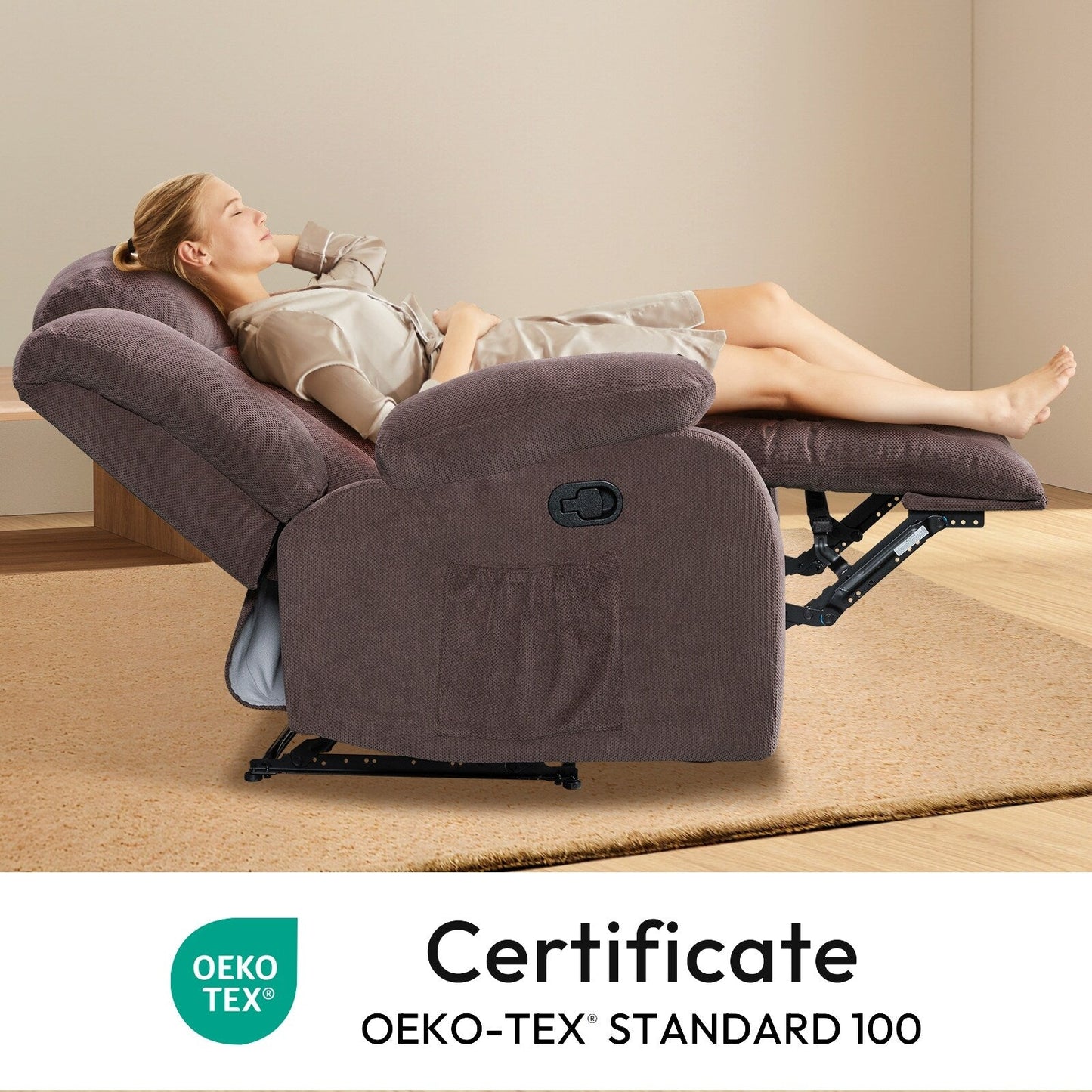 Super Comfortable Standard Size Heating and Massage Recliner Chair