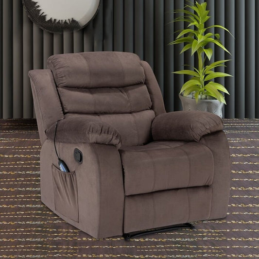 Super Soft Manual Heated and Massage Recliner Chair