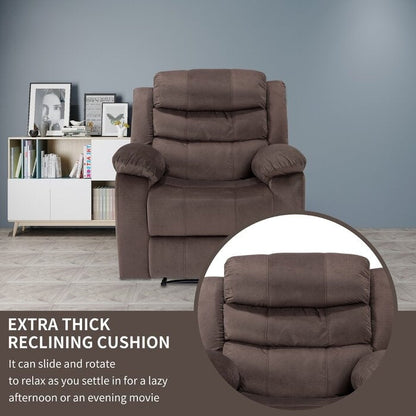 Super Soft Manual Heated and Massage Recliner Chair