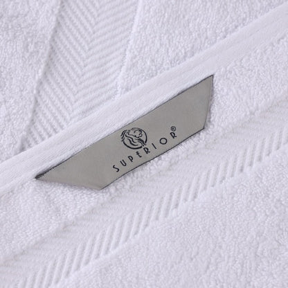 Superior Zero Twist Cotton Soft Absorbent Face Towel Washcloth Set of 12