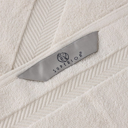 Superior Zero Twist Cotton Solid Soft Absorbent Hand Towel Set of 6