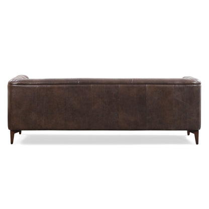 Poly & Bark Essex 89 Sofa - Full Grain Genuine Italian Leather