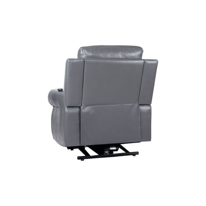 Air Leather Premium Studded Power Lift Recliner Chair with Footrest Reclining Chair with Remote Control