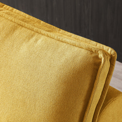 Transformable Linen Sofa Bed - Stylish Ottoman with Removable Backrest for Extra Comfort