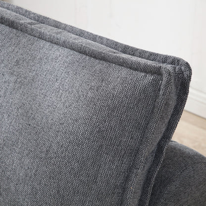 Transformable Linen Sofa Bed - Stylish Ottoman with Removable Backrest for Extra Comfort