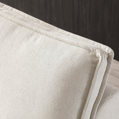Transformable Linen Sofa Bed - Stylish Ottoman with Removable Backrest for Extra Comfort