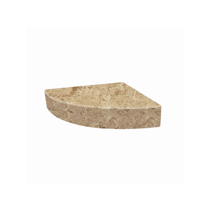 Transolid Studio 14-In X 14-In Solid Surface Wall-Mount Corner Shower Seat - 14.5 x 14.25 x 3