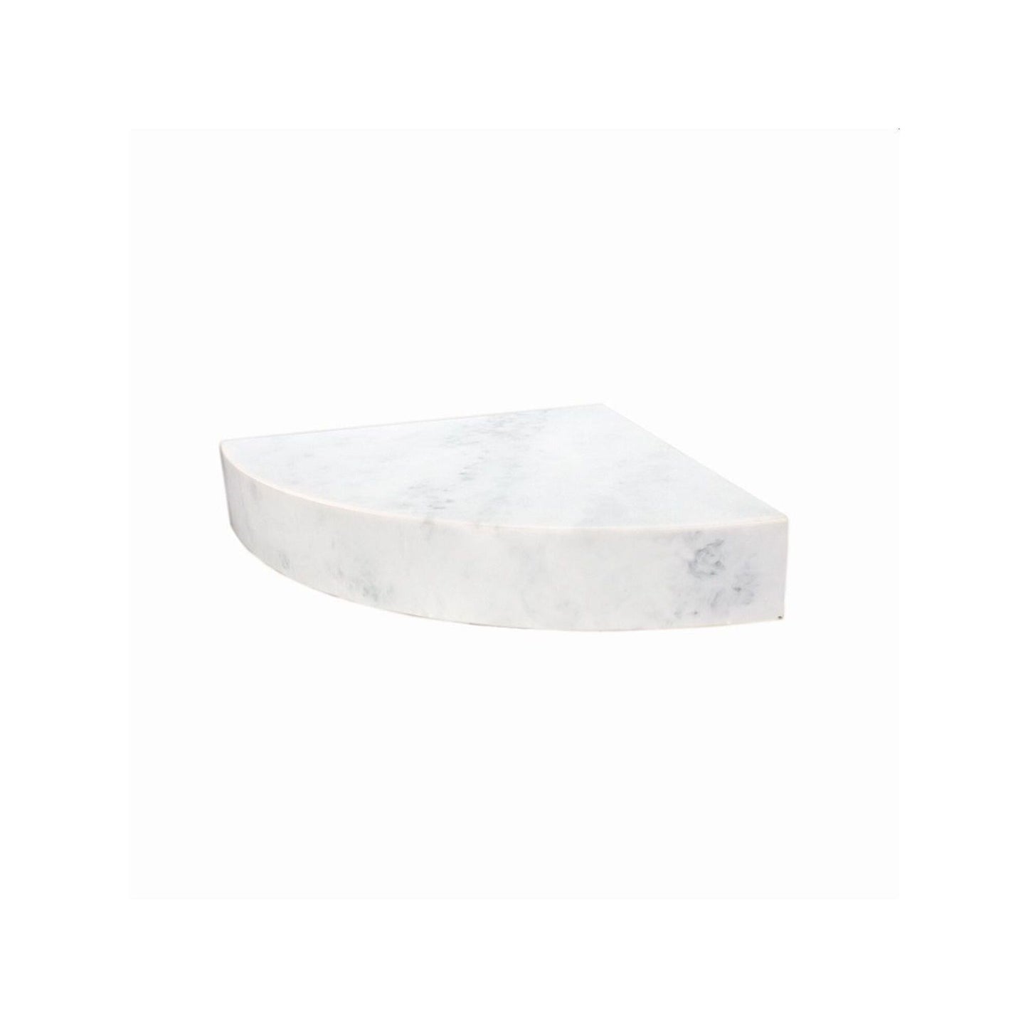 Transolid Studio 14-In X 14-In Solid Surface Wall-Mount Corner Shower Seat - 14.5 x 14.25 x 3