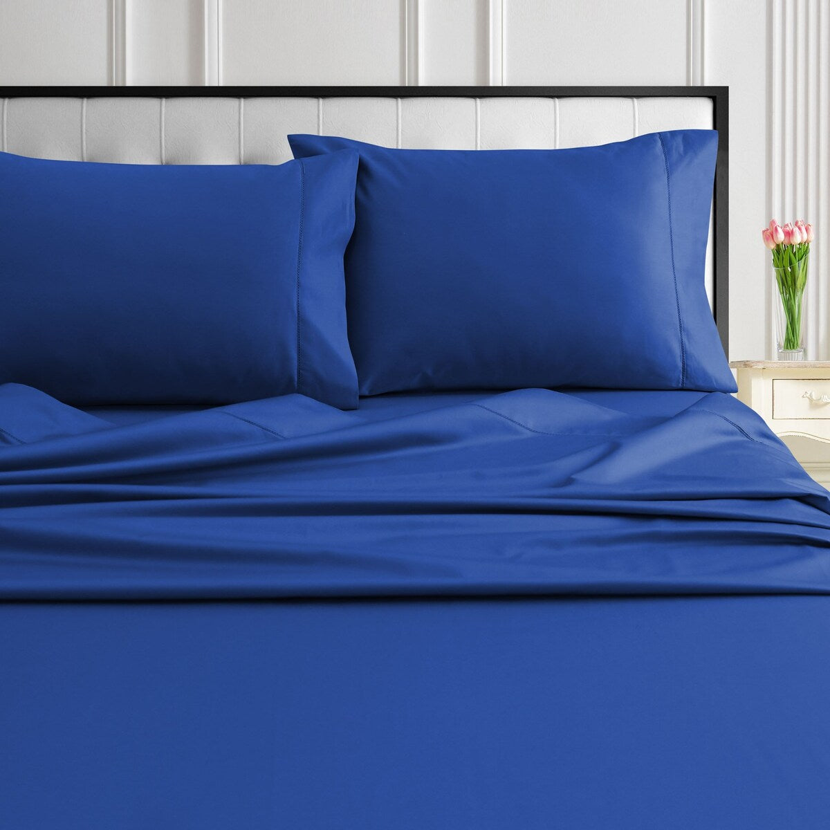 Tribeca Living 1000 Thread Count Egyptian Cotton Extra Deep Pocket Bed Sheet Set
