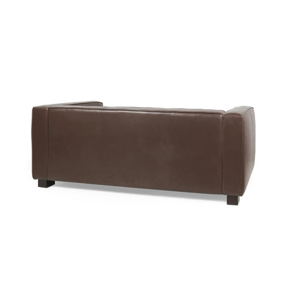 Tuxedo Arms 3-seater Sofa with Birch Wood Legs