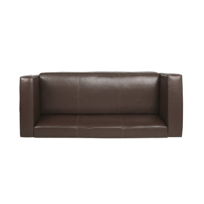 Tuxedo Arms 3-seater Sofa with Birch Wood Legs