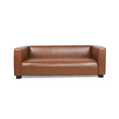 Tuxedo Arms 3-seater Sofa with Birch Wood Legs