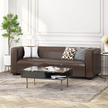 Tuxedo Arms 3-seater Sofa with Birch Wood Legs