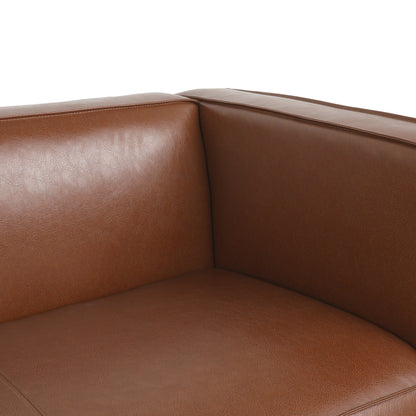 Tuxedo Arms 3-seater Sofa with Birch Wood Legs