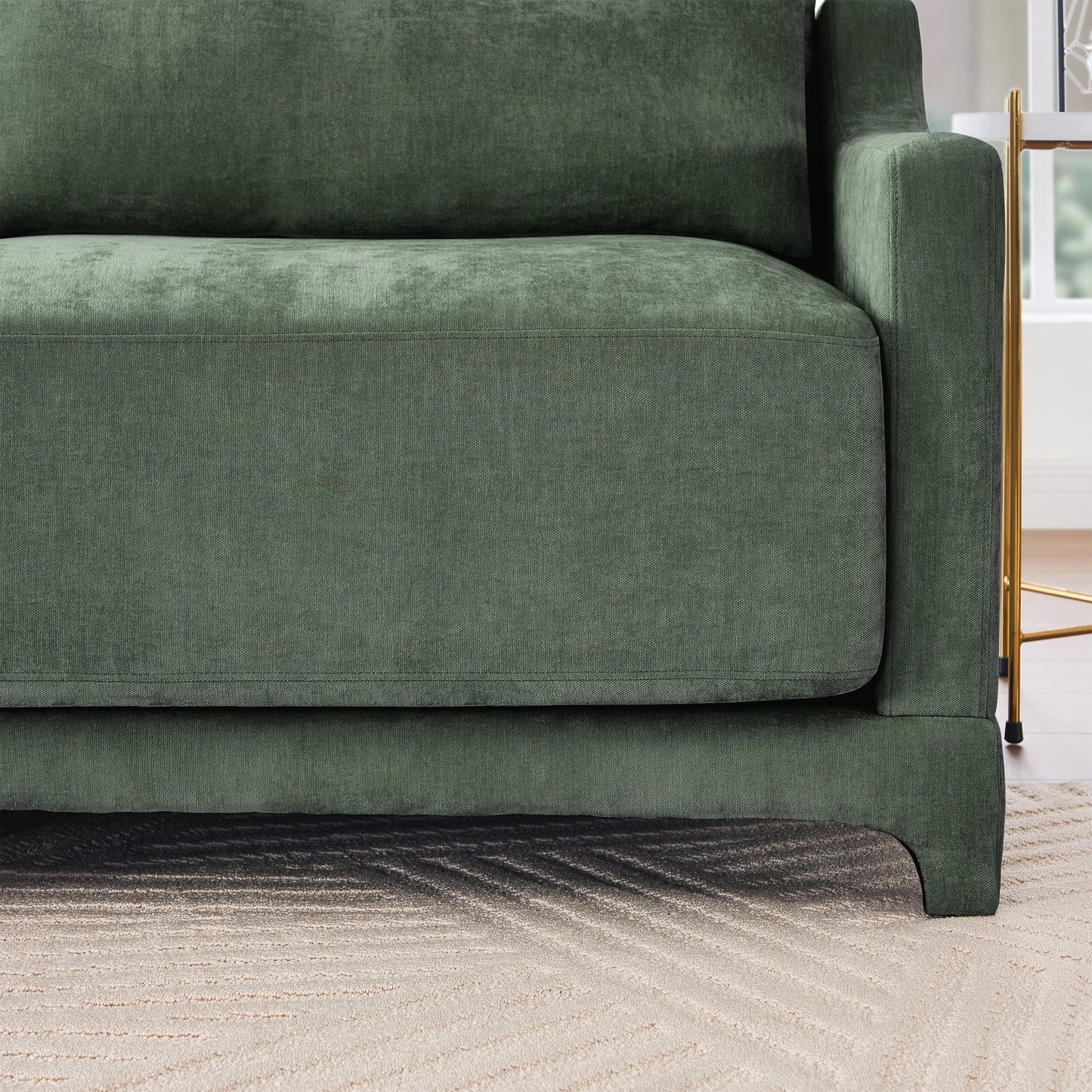 Two seater Chenille Fabric sofa