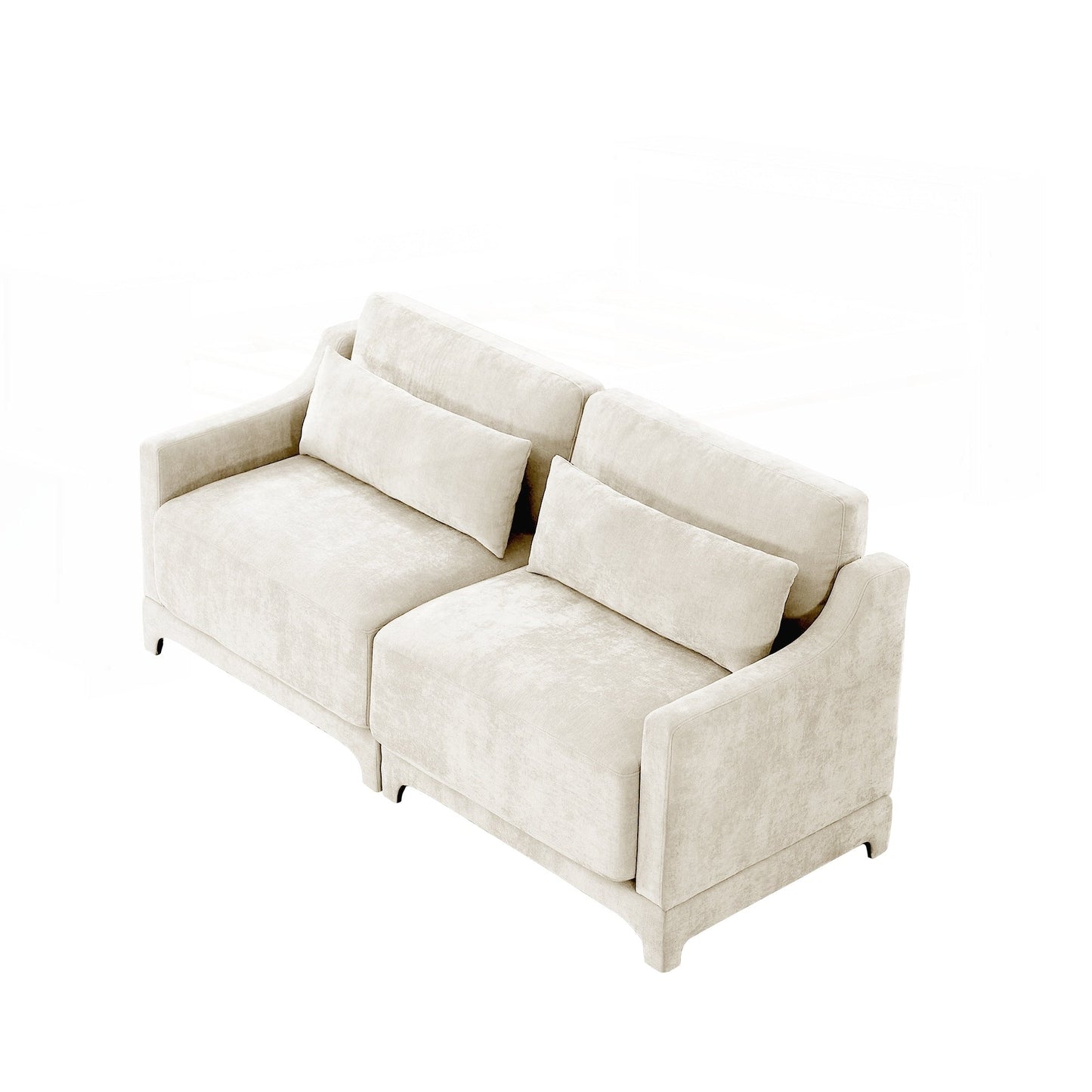 Two seater Chenille Fabric sofa
