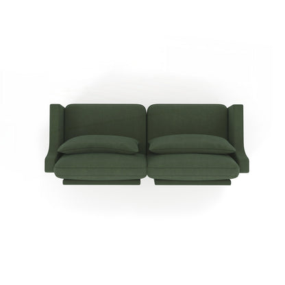 Two seater Chenille Fabric sofa