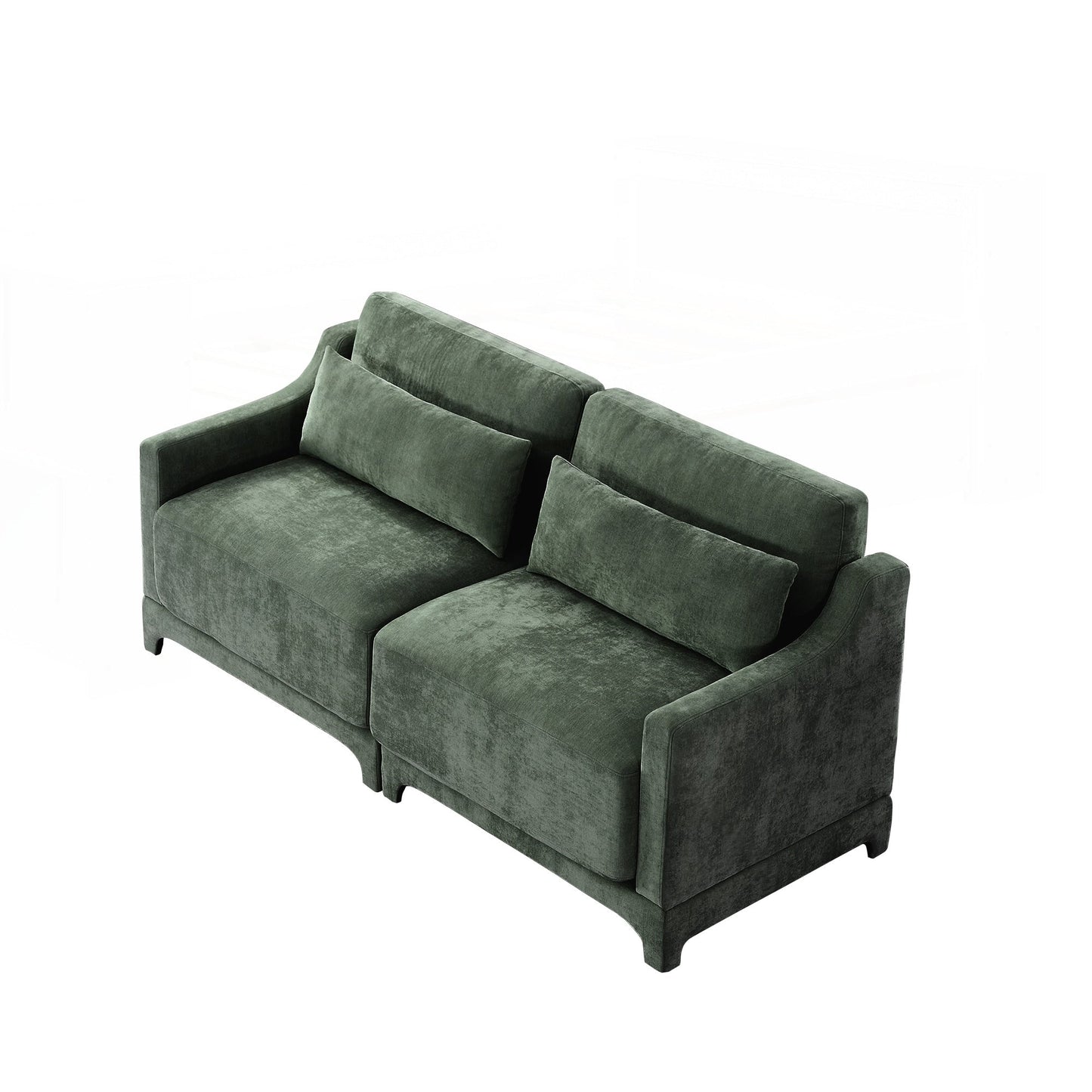 Two seater Chenille Fabric sofa