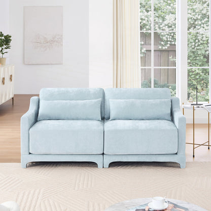 Two seater Chenille Fabric sofa