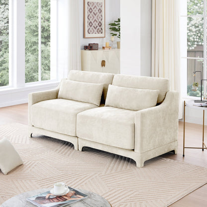 Two seater Chenille Fabric sofa