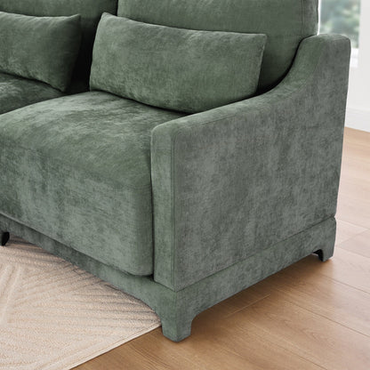 Two seater Chenille Fabric sofa
