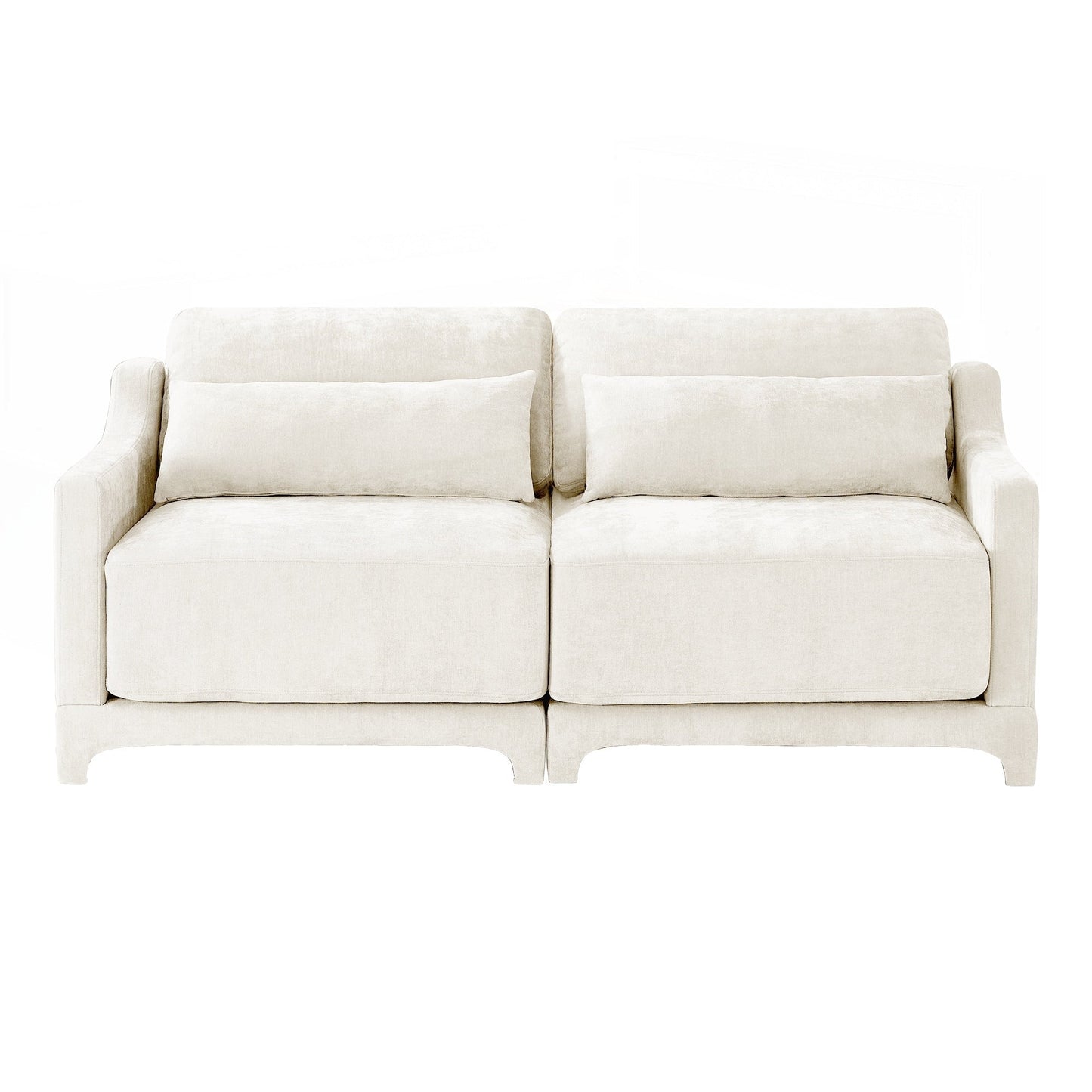 Two seater Chenille Fabric sofa