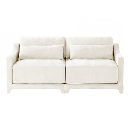 Two seater Chenille Fabric sofa