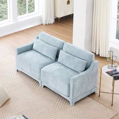 Two seater Chenille Fabric sofa
