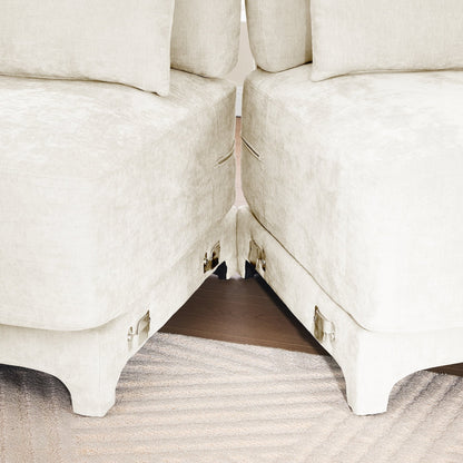Two seater Chenille Fabric sofa