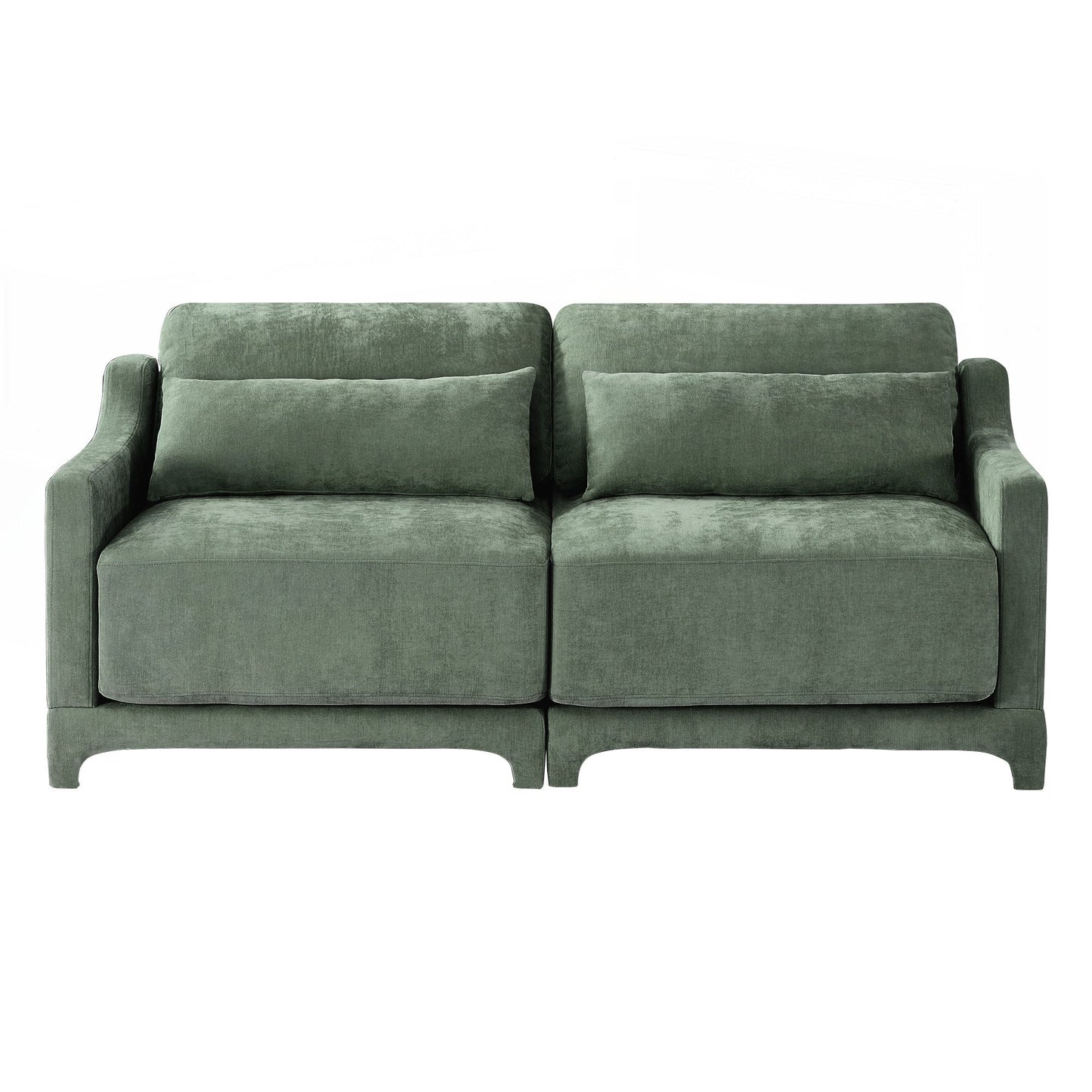 Two seater Chenille Fabric sofa