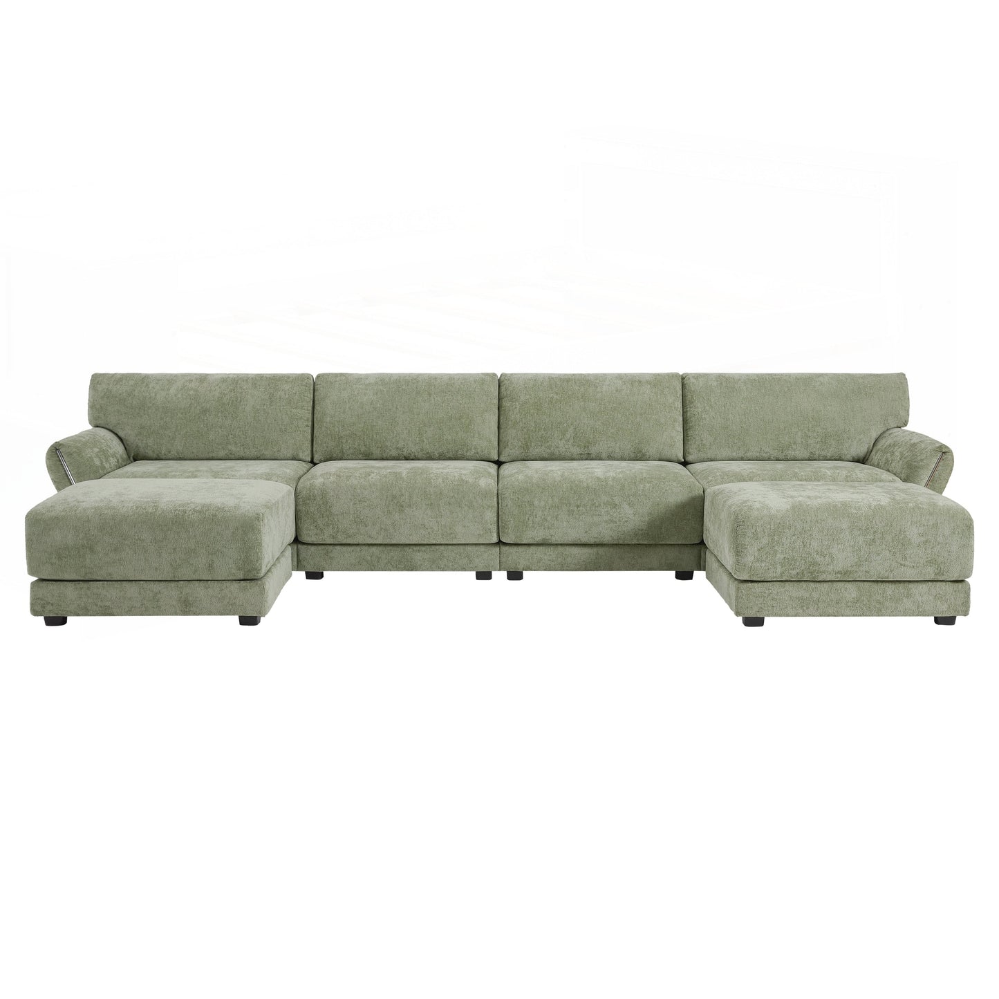U-Shape with Extra-Wide Seat Cushion