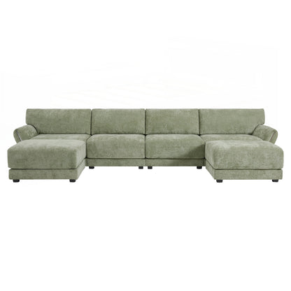 U-Shape with Extra-Wide Seat Cushion