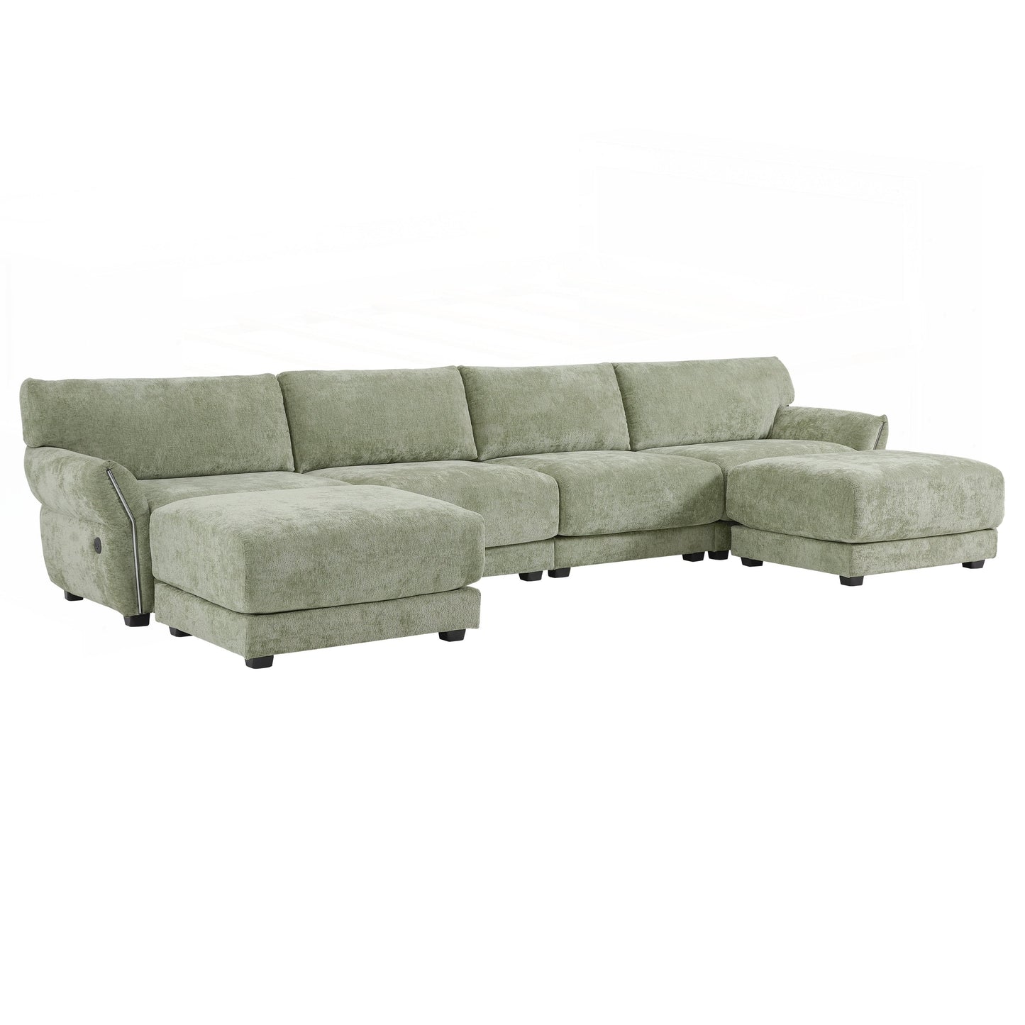 U-Shape with Extra-Wide Seat Cushion