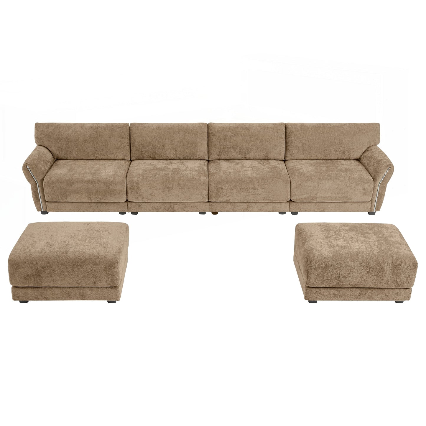 U-Shape with Extra-Wide Seat Cushion