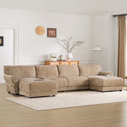 U-Shape with Extra-Wide Seat Cushion
