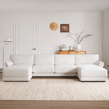 U-Shape with Extra-Wide Seat Cushion